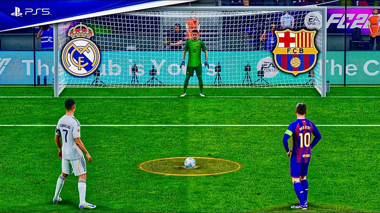 RONALDO, MESSI, YAMAL, MBAPPE, HAALAND l REAL MADRID vs BARCELONA l FC 26 PENALTY SHOOTOUT - PS5
