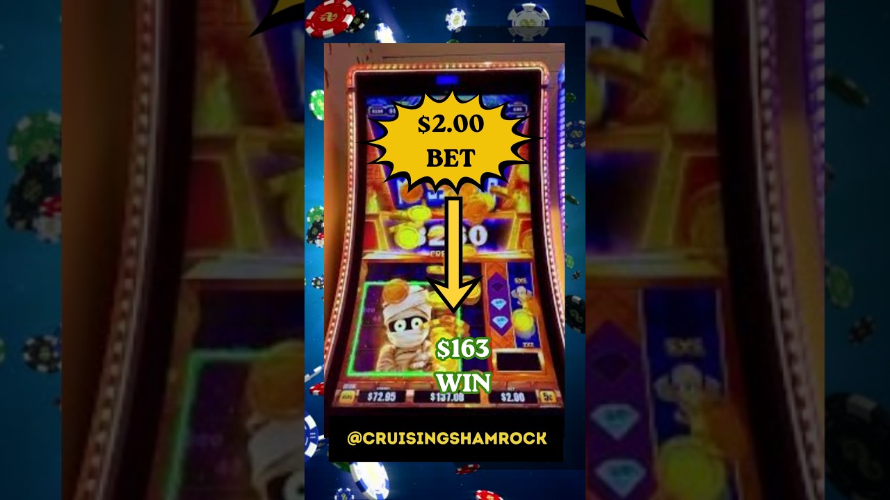$2 Bet  → Mummy Goes Wild!! #cruisecasino #casino #slots