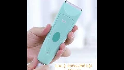 Tông đơ cắt tóc trẻ em cao cấp KUB ngay cả khi ngủ, máy hớt tóc cho bé êm ái tiện dụng cắm sạc USB