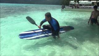 2011-10-07 帛琉行 Ngeremdiu Island 浪板獨木舟
