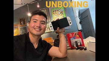 My first  NINTENDO SWITCH!!. | OLED | UNBOXING | SET-UP| My first IMPRESSIONS