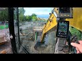 Cat 335 next gen with oilquick back to work after vacation  cabview