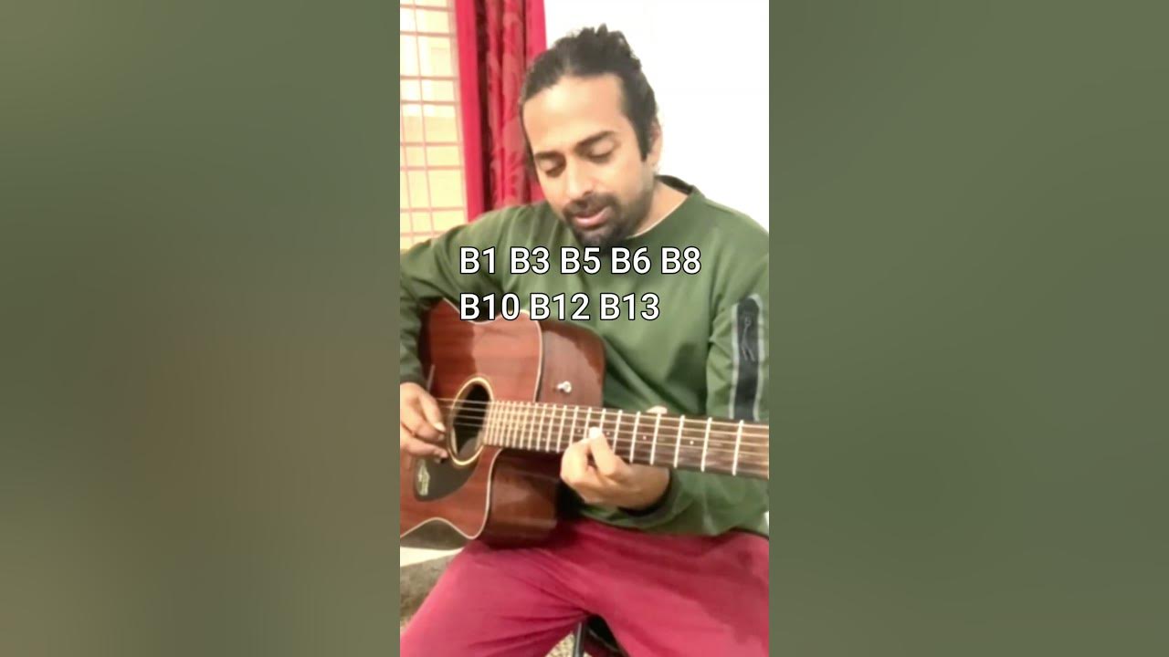 How to play Sa Re Ga Ma in a single String Guitar #shorts #guitarlesson #saregamapa