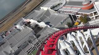 スチールドラゴン2000 乗車視点動画  POV【スタッフ撮影初体験】ナガシマスパーランド