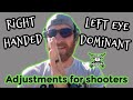 Fixing Cross Eye Dominance | Right Handed Left Eye Dominant Shooter Fix