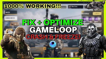 COD MOBILE: Ultimate Fix Optimize GameLoop Settings to Stop Crash & Freeze in COD Mobile #codmobile