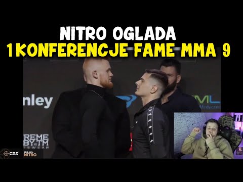 NITRO ogląda 1 KONFERENCJĘ FAME MMA 9 (cz.1/5)