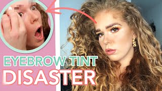 TINTING MY EYEBROWS FOR THE FIRST TIME|Aka me being a Drama Queen for 10 min straight |MILA WENDLAND