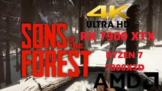 Sons Of The Forest 4K Native Gameplay Rx 7900 Xtx