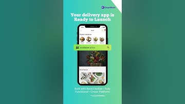 Meet the Food Delivery App Template in React Native #dopebase #reactnative  #mobileapp #appdesign