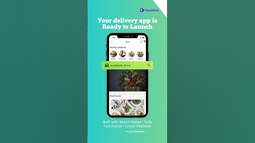 Meet the Food Delivery App Template in React Native #dopebase #reactnative  #mobileapp #appdesign