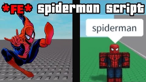 [ FE ] SPIDERMAN | Roblox script fe #robloxhack