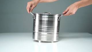 Rosh - 4Set Multicooker No. 1 Panci Steamer Non Magnetic Made In India.