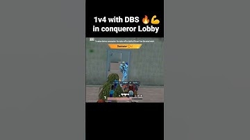 Quick 1v4 with DBS in conqueror Lobby 🔥 #shorts #ytshort #shortvideo #bgmi #asuraplays
