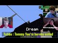 Everyone's reaction to Tommyinnit's Exile on Dream SMP