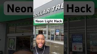 @BargainBethany CUSTOM FAKE NEON SIGN DOLLAR TREE HACK #shorts