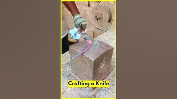 Hot Steel KNIFE Forging Process – Epic Blacksmith Action 🔥 #KnifeMaking #Forging #shorts