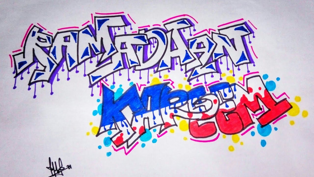 Download 64+ Gambar Grafiti Ramadhan  Gratis