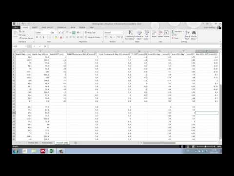 Excel Tutorial for Nutrition and Dietetics Students - Part 3