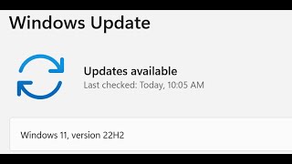 fix windows 11 version 22h2 not showing or not available to install in windows update settings