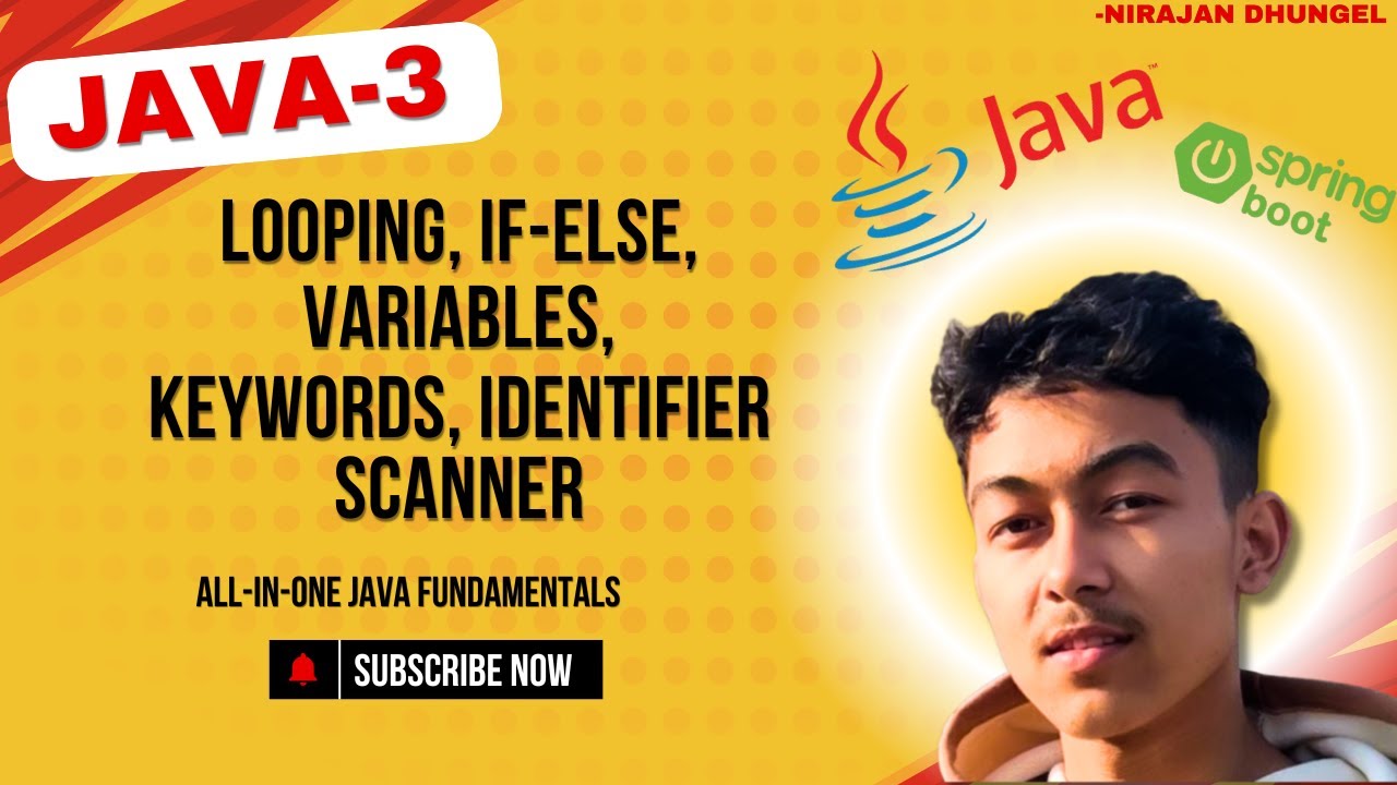 ALL-IN-ONE java fundamentals || Loops, Variables, Keywords, Identifier ...