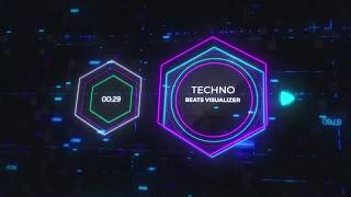 Techno Beats Visualizer Video