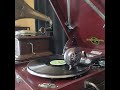 淡谷 のり子 ♪白樺の小徑♪ 1951年 78rpm record. Columbia Model No G ー 241 phonograph