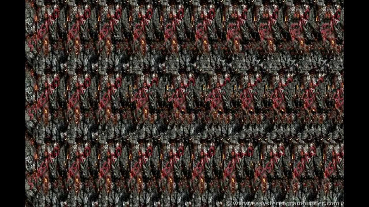 IT TAKES BRAIN POWER TO SEE STEREOGRAM 3D VISUALS(READ DESCRIPTION HOW