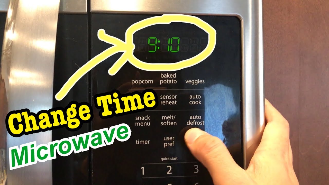 How to Change Time on your Microwave (Frigidaire Brand) - YouTube