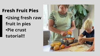 Fresh fruit pies