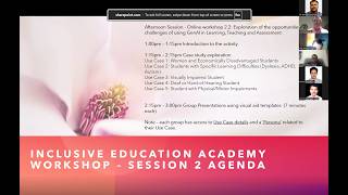 TNE Workshop from 27th October 2025 - GenAI for Inclusion