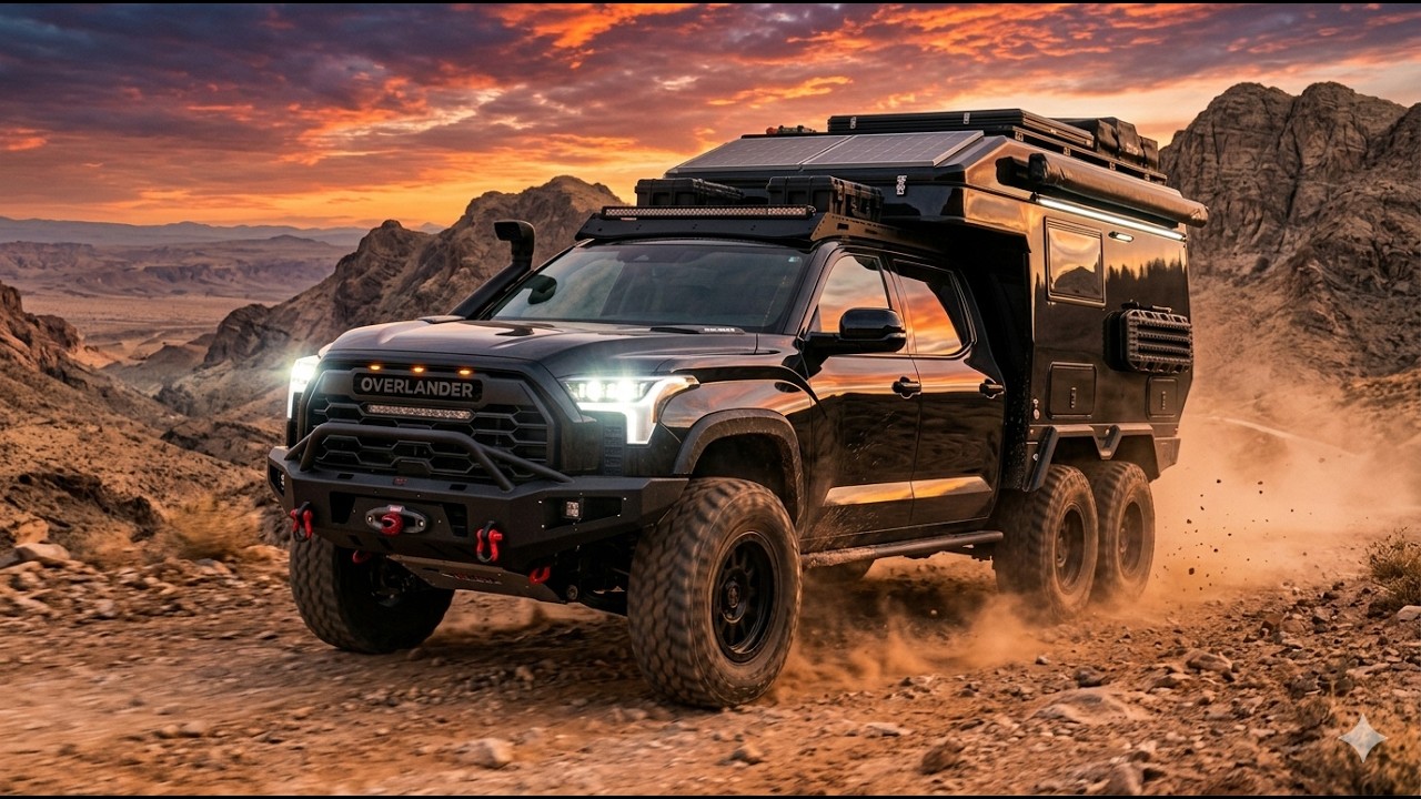 2026 Toyota 6x6 Overload Camper – The Ultimate Luxury Survival Truck ...