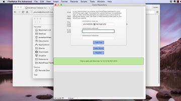 WordPress FileMaker Sync Hello World