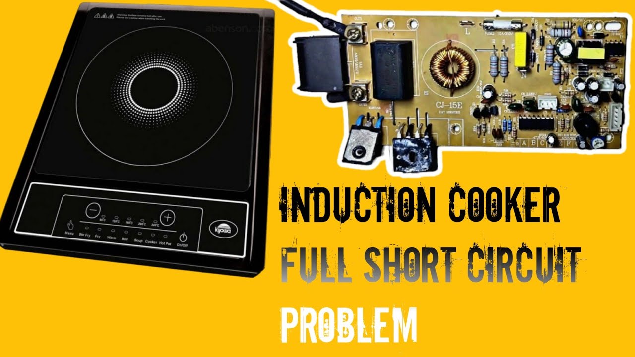 Induction cooker repairing and board shortcircuitTechRapx IGBT 