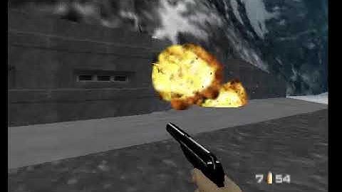 Goldeneye 007 N64 Japanese Full Walkthrough Part 3 Runway