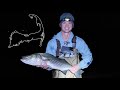 Cape Cod Surf Fishing For MONSTERS - First Saltwater Catch!