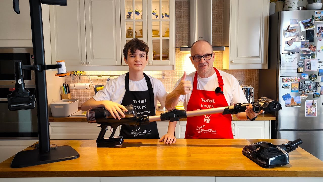 Tyčový vysavač Rowenta X-Force Flex 16.60 ANIMAL AQUA RH9CD9E0