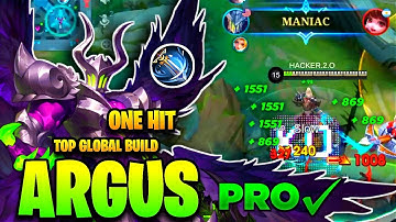 ARGUS AUTO MANIAC! NEW ONE SHOT BUILD BRO || ARGUS BEST BUILD 2024