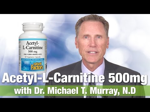 Natural Factors Acetyl L Carnitine with Dr. Michael Murray: Heart/Cardiovascular Health Supplements