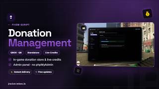 JRaxion Donations Script for FiveM (PayPal and Tebex Donations)