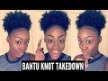 Bantu Knot Out (takedown)/ Styling | QueenKee