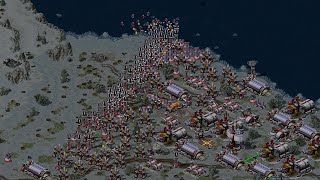 Red ALert 2 | Extra hard AI | 7 vs 1 | The Wing of Faith Map | America vs 7 random