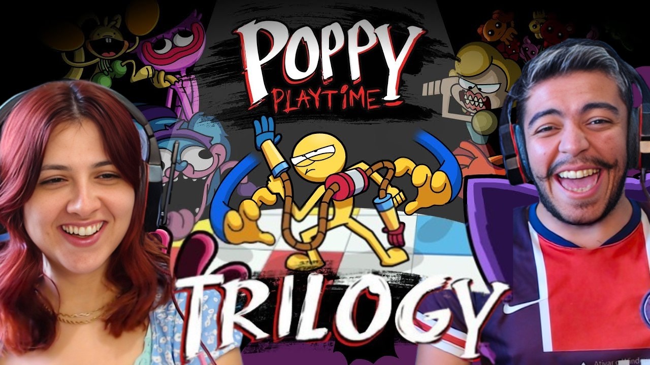 A TRILOGIA POPPY PLAYTIME RECONTADA PELA FERA ANIMATIONS | REACT