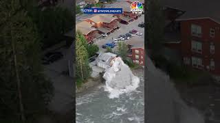 Watch | House Collapses Into River In Alaska, USA During Floods | CNBC TV18