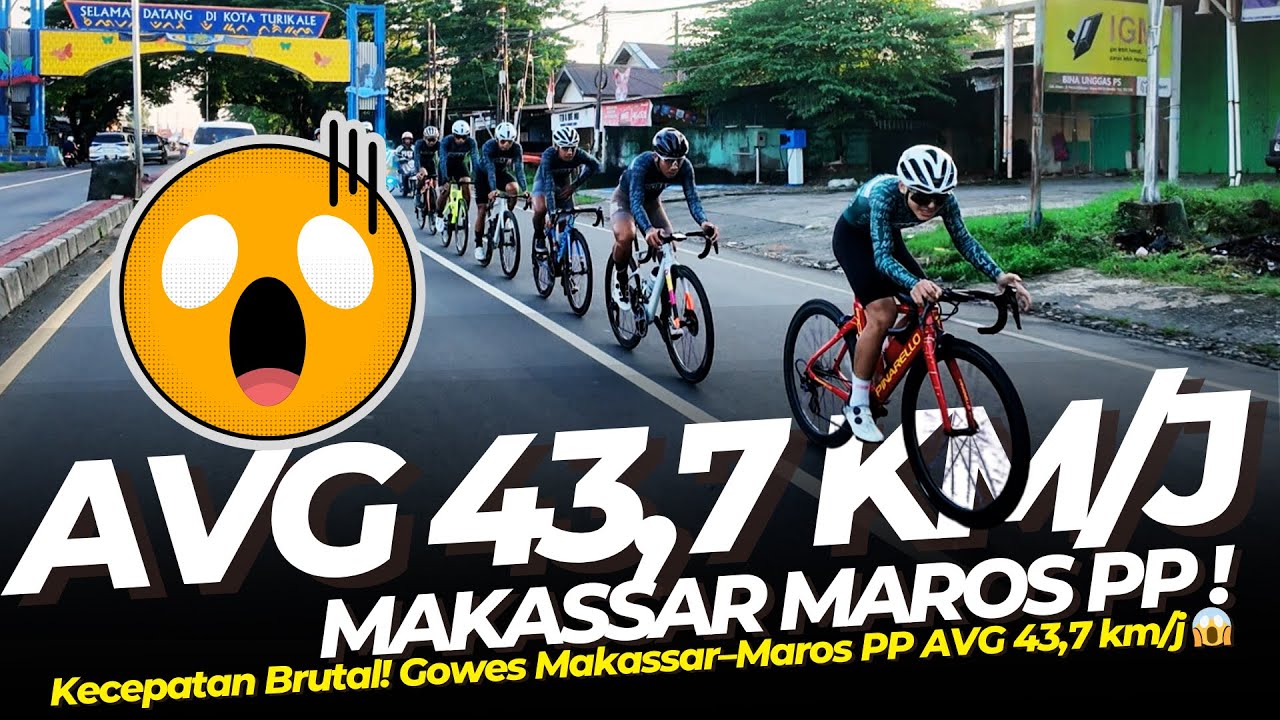 🔴Ngebut Gila! Makassar–Maros PP Cuma 1 Jam 16 Menit?! AVG 43,7 km/j 🔥