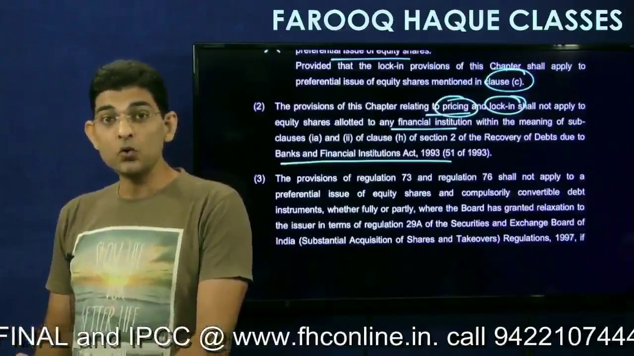 SEBI Act, 1992 - SEBI (Part 7) | CA Farooq Haque Classes | FHC Online auditor job description