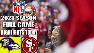 Ravens vs 49ers [FULL GAME] WEEK 16 December 25,2023 | NFL Highlights TODAY 2023