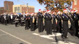 Porter Ridge HS Marching Band - Monroe Christmas Parade 2013