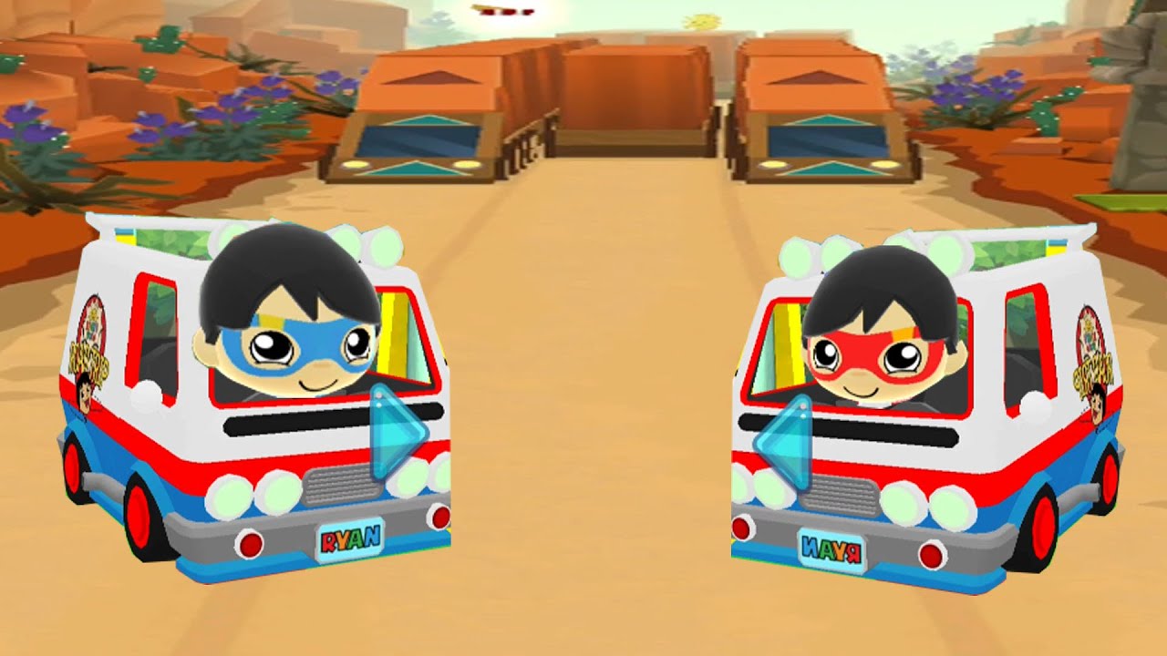 Tag With Ryan Red Titan vs Blue Titan Ryan Road Trip Van Mission Gameplay!!