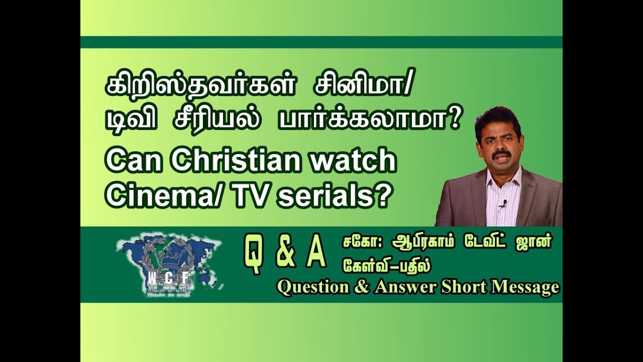 Can Christian watch Cinema TV serials?